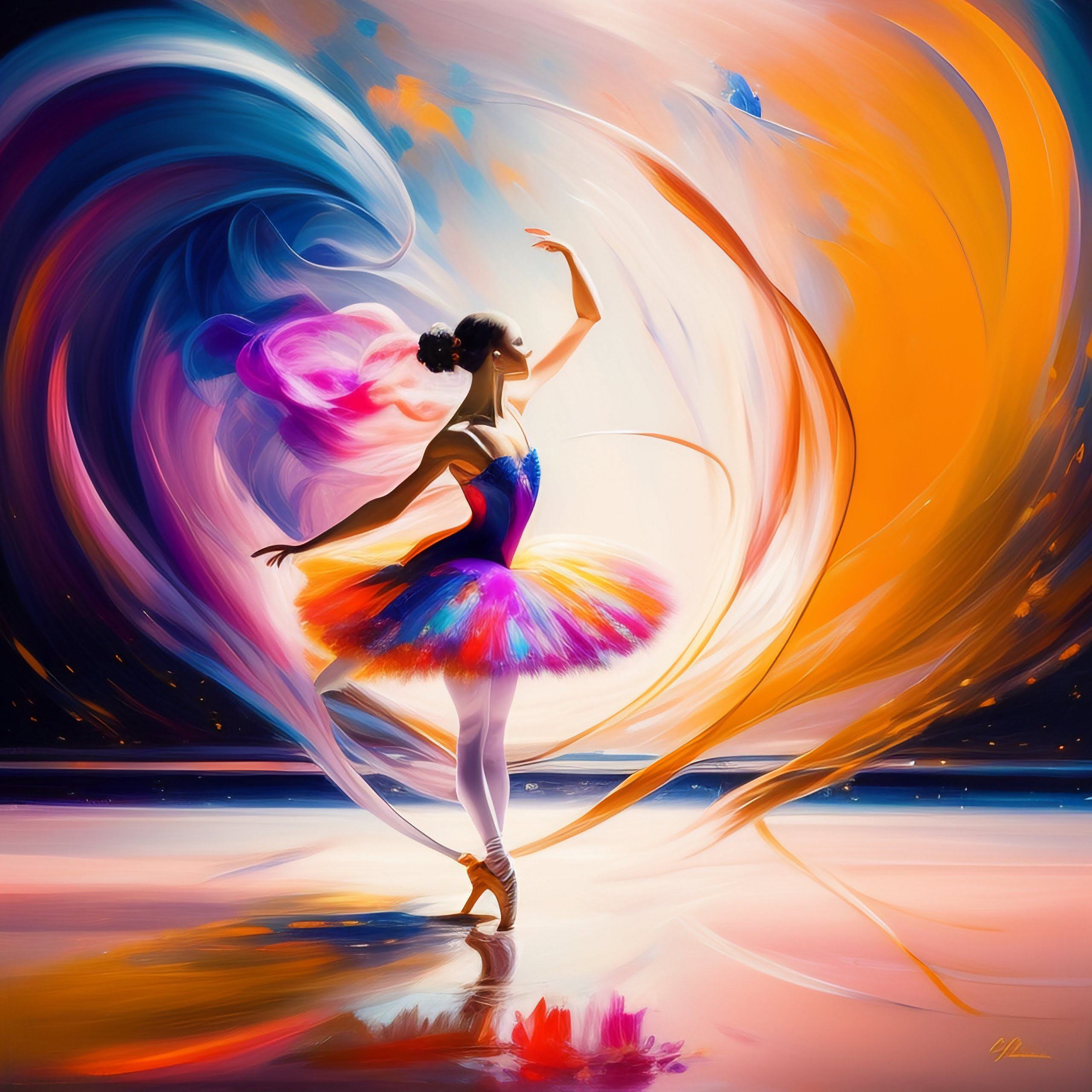 AI Image Ballet Dancer